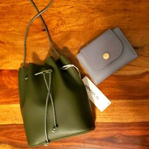 Mini Bucket Bag and Wallet